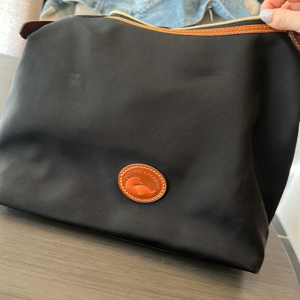 Dooney & Bourke black one strap shoulder bag
